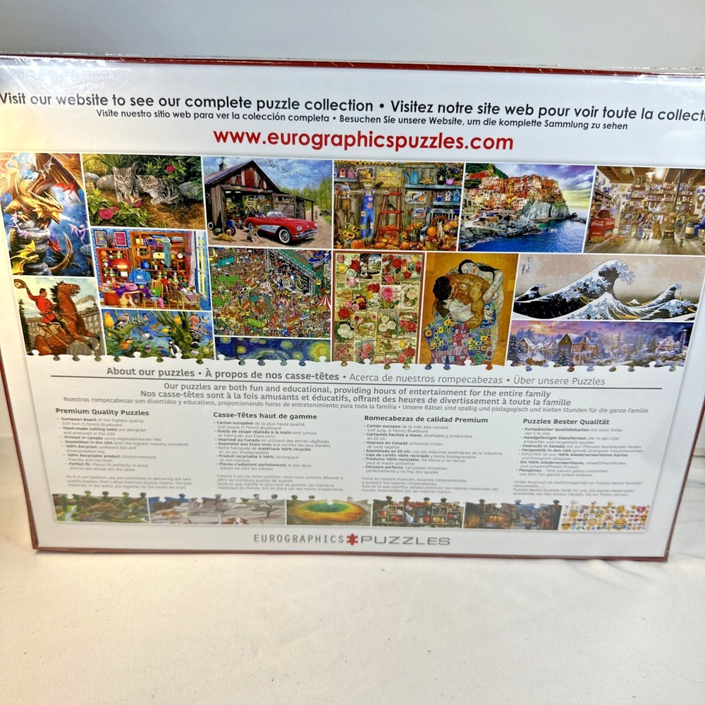 Eurographics HOLIDAY DOGS  Puzzle 1000 Pieces  Sealed - Picture 7 of 9